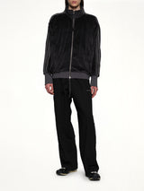Velvet Tracktop in Black