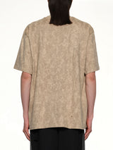 Bleaching Effect T-Shirt in Clay/Savannah