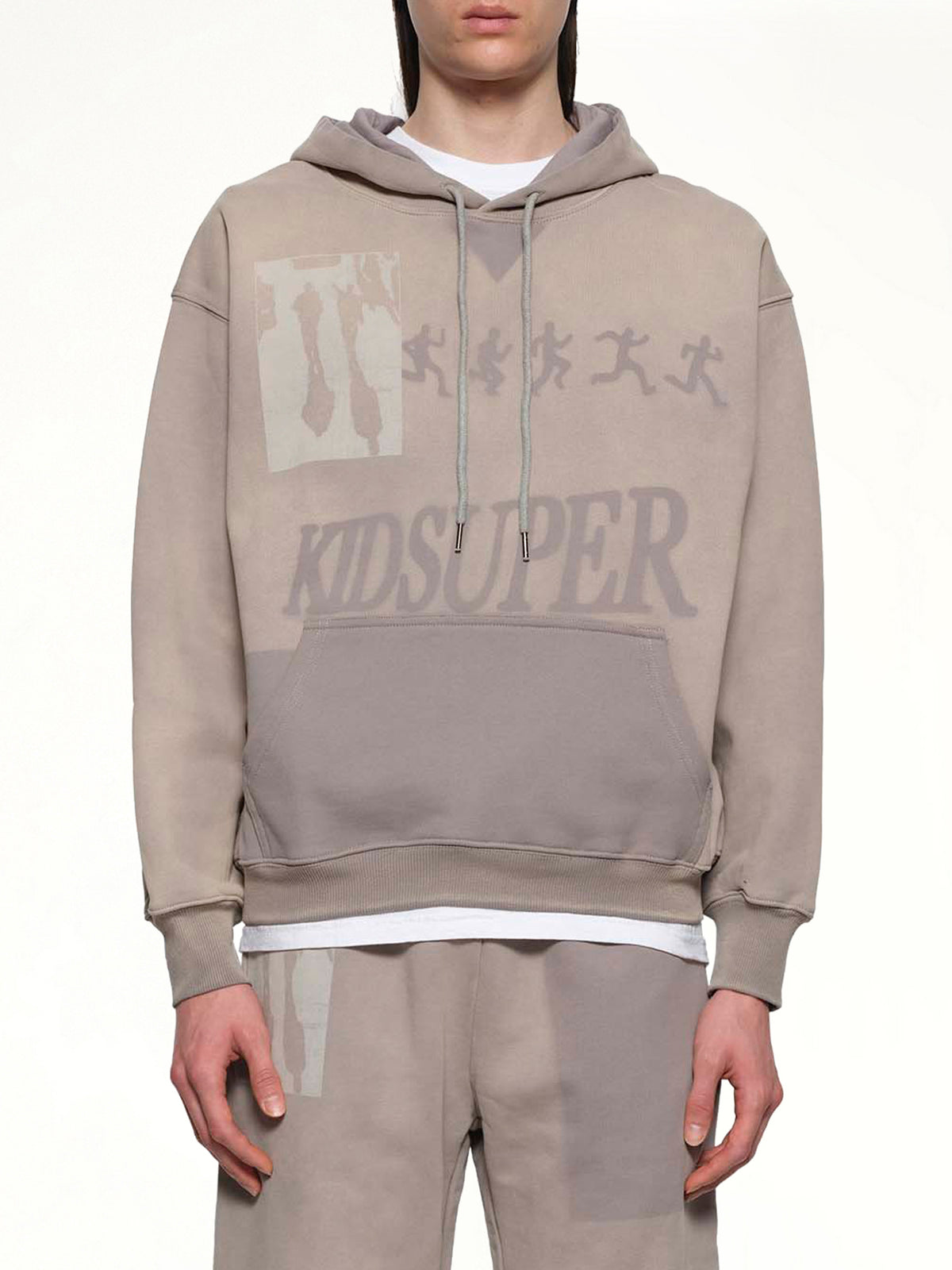 Sun Faded Hoodie in Grey