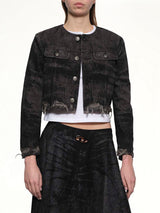 DE-GRAFFY-FSH Denim Jacket in Black