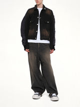 Light Wide Jeans in Black