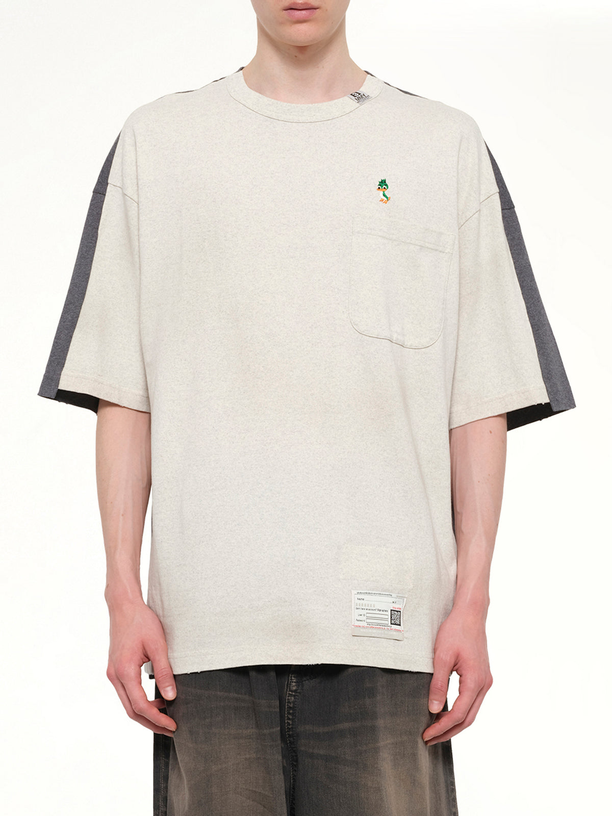 Combined T-Shirt in White