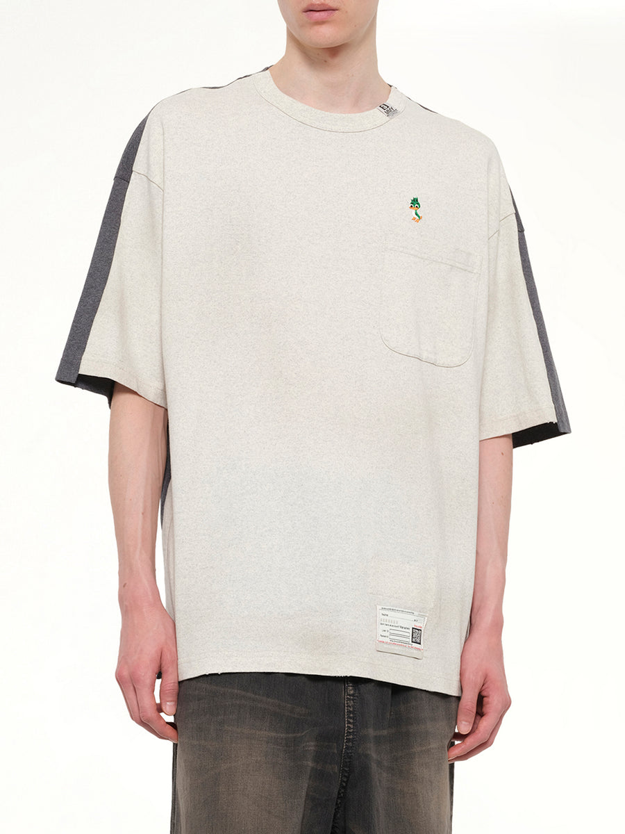 Combined T-Shirt in White