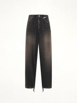 Light Wide Jeans in Black