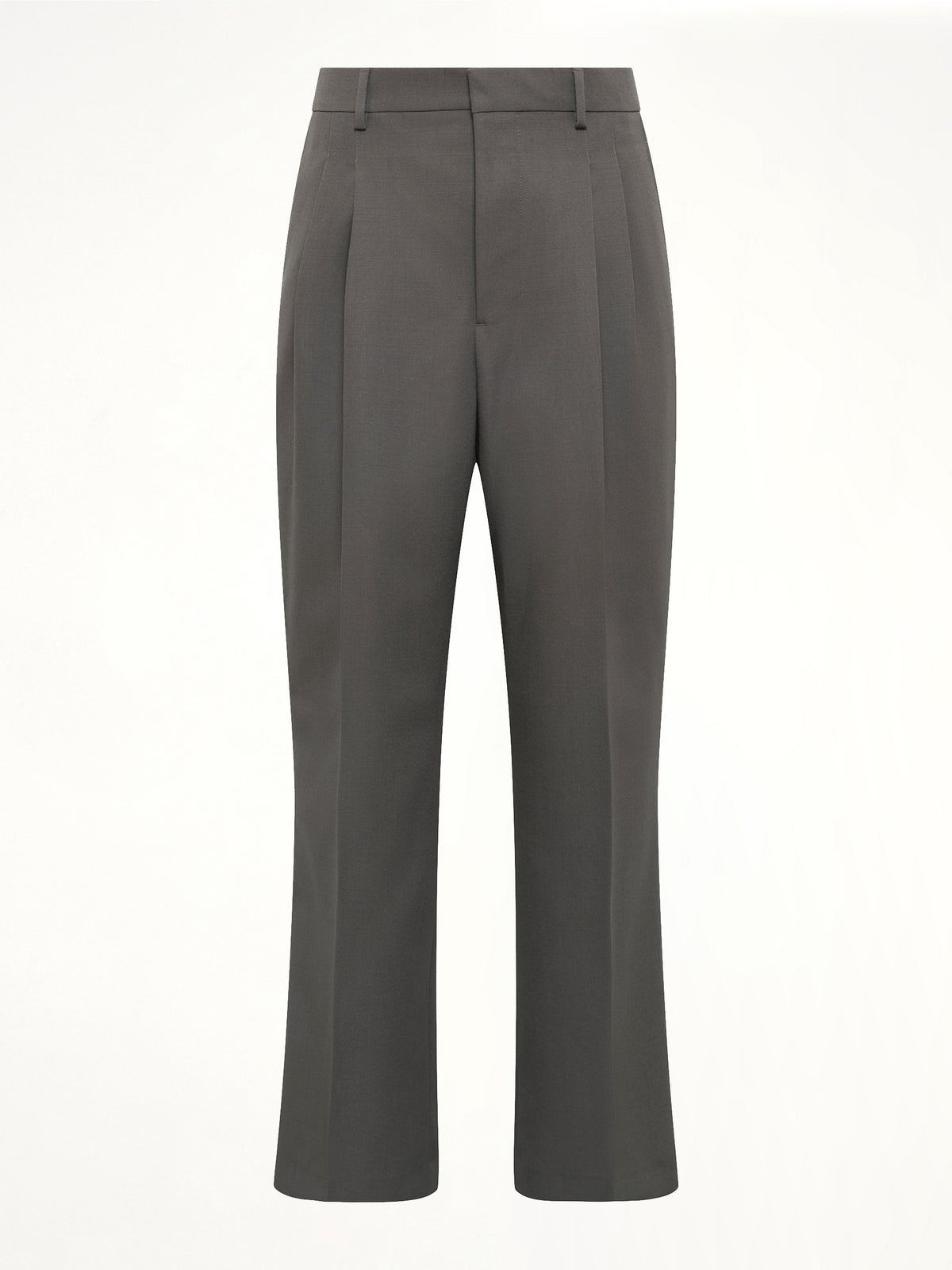 Low Waist Wide Trouser in Carbon