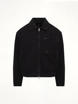Worker Jacket in Washed Black