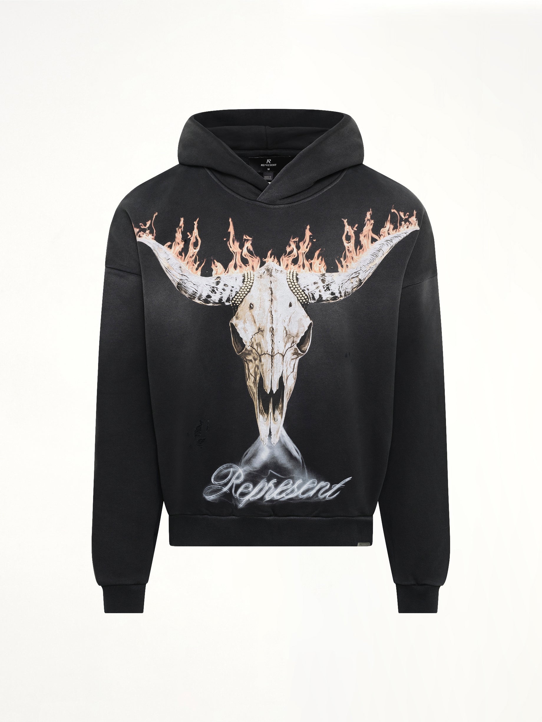 British Cowboys Hoodie in Stained Black