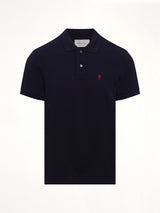 Ami De Coeur Polo in Navy/Red