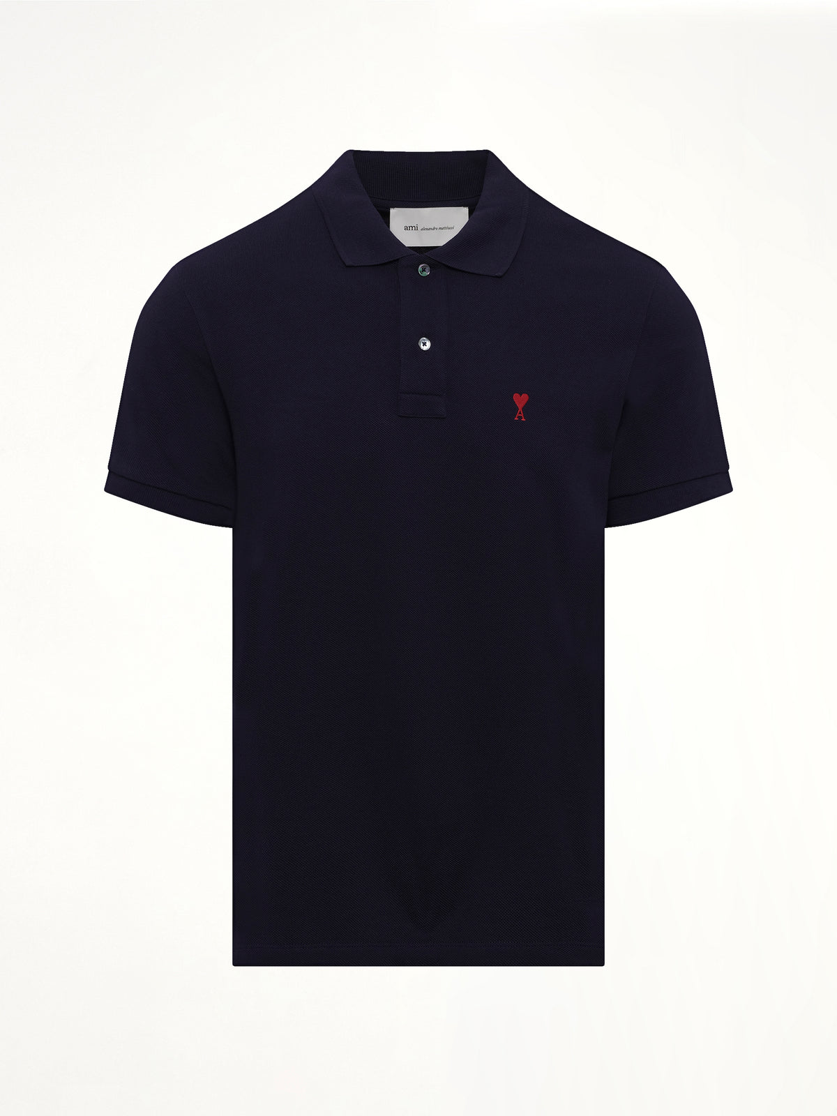 Ami De Coeur Polo in Navy/Red