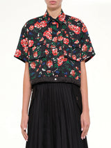 Floral Shirt in Black
