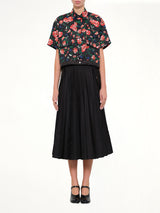 Floral Shirt in Black