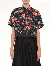 Floral Shirt in Black