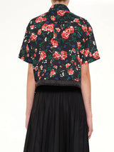 Floral Shirt in Black