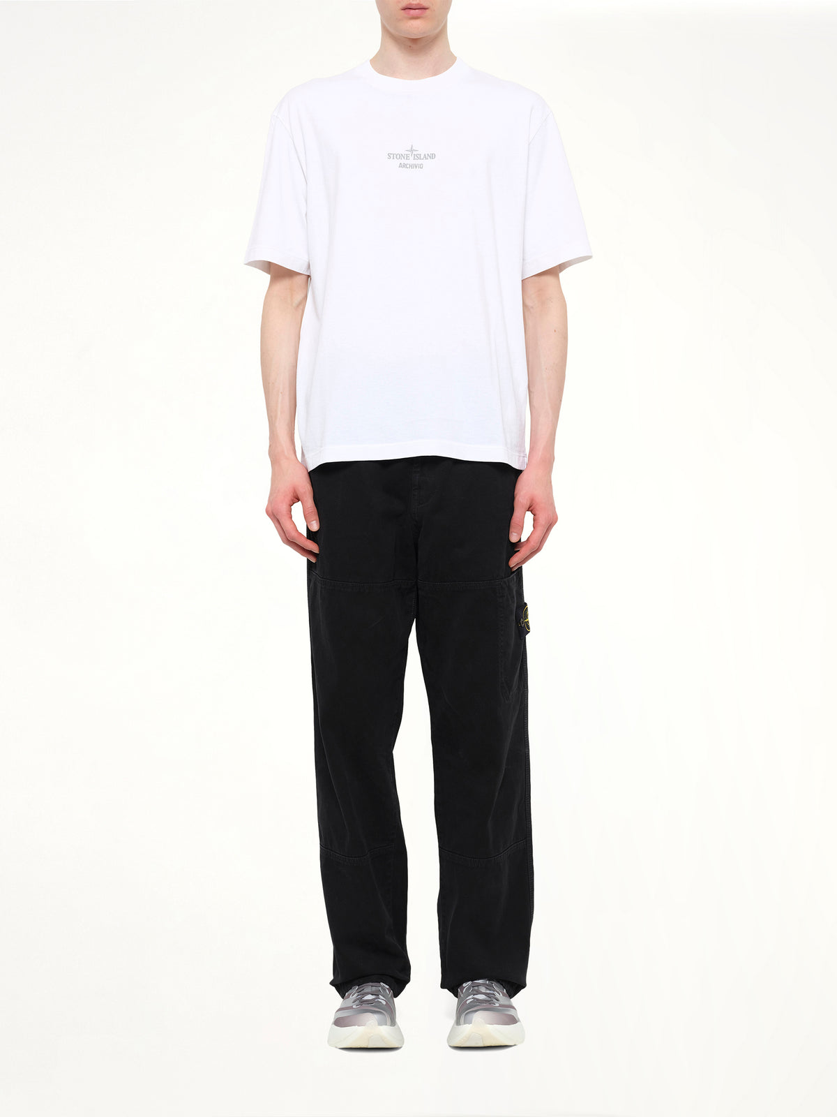 2100033 Cotton Logo T-Shirt in White