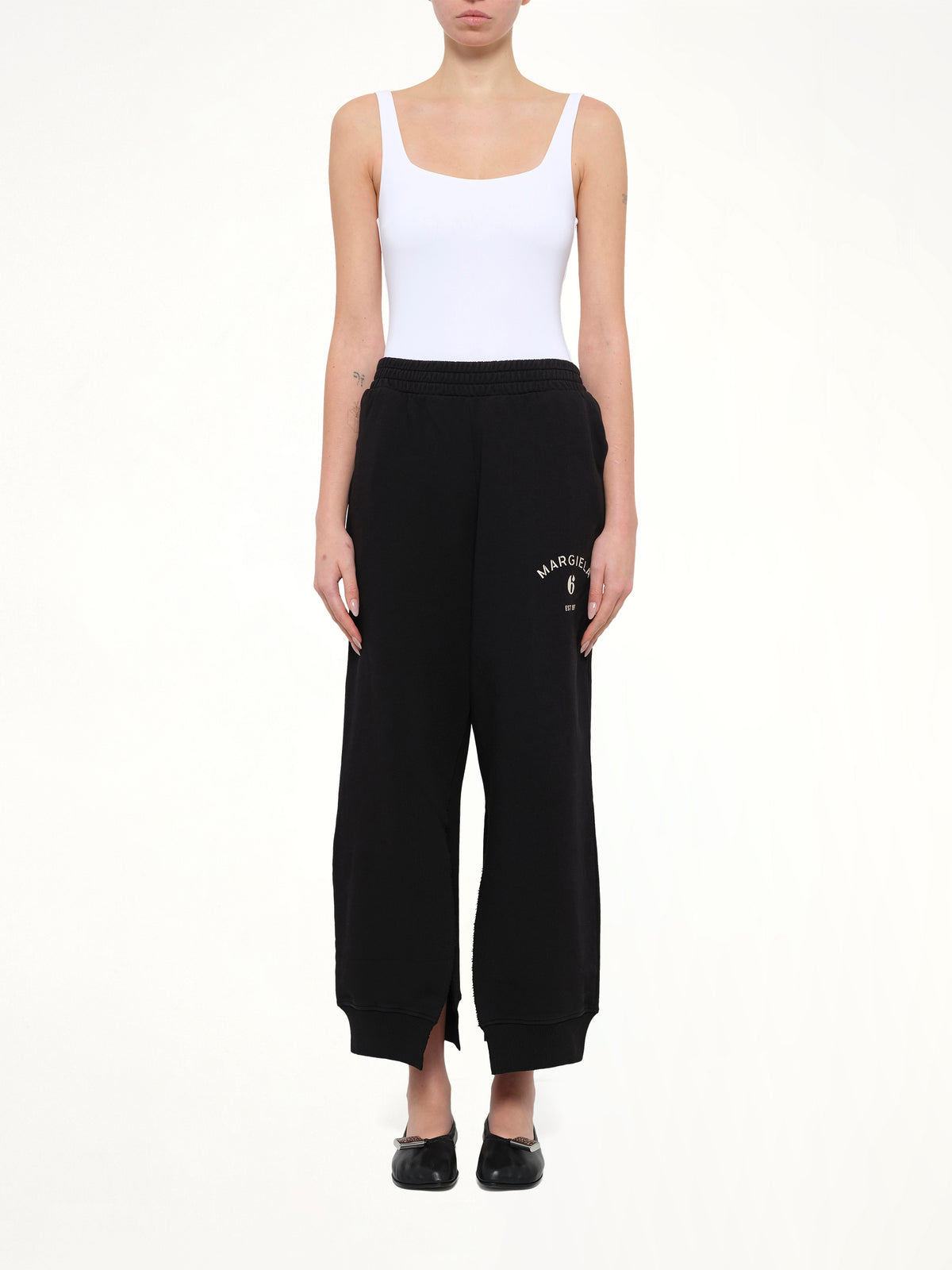 Cotton Sweatpants in Black