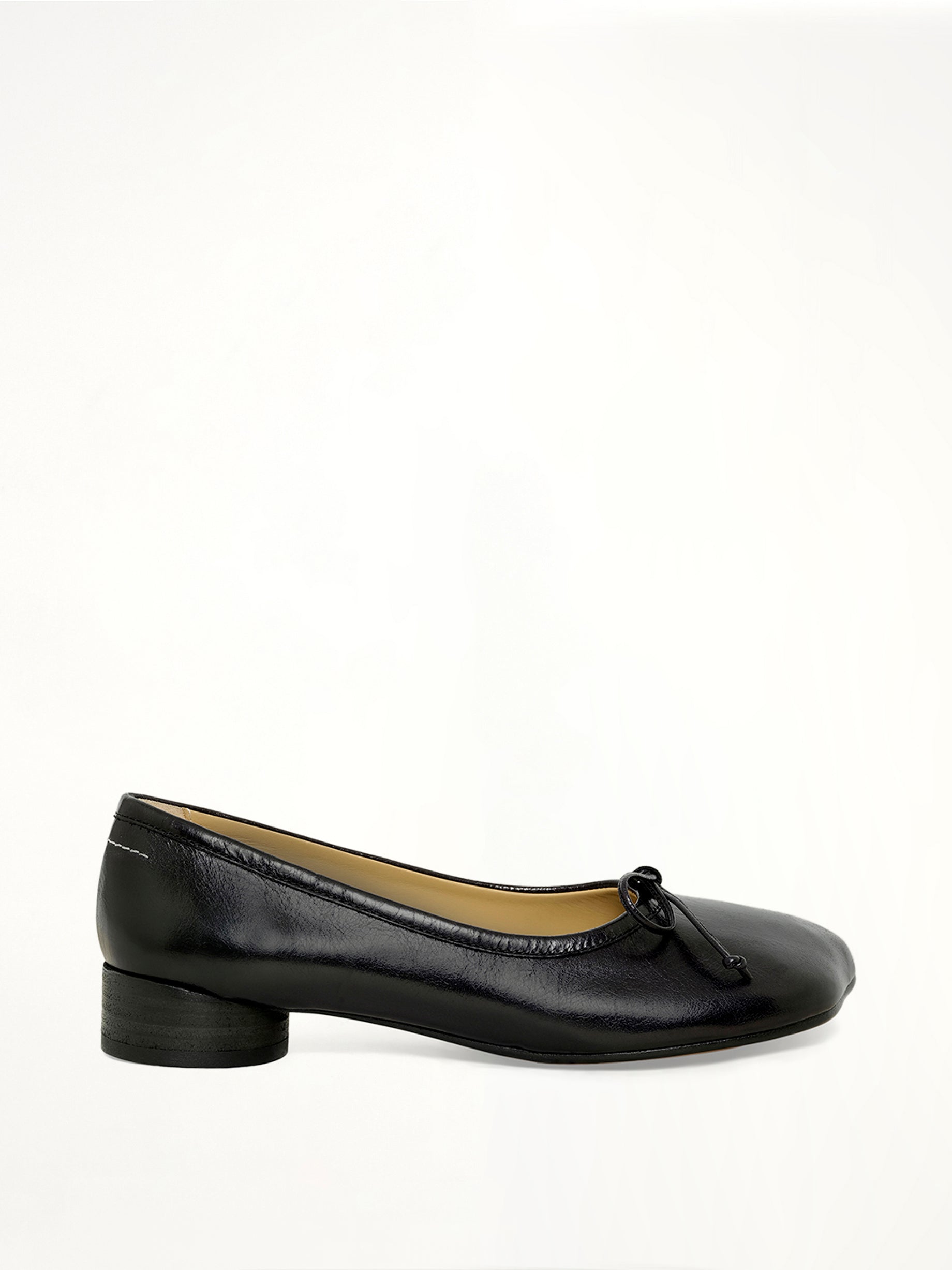 Anatomic Calfskin Ballerina 3cm in Black