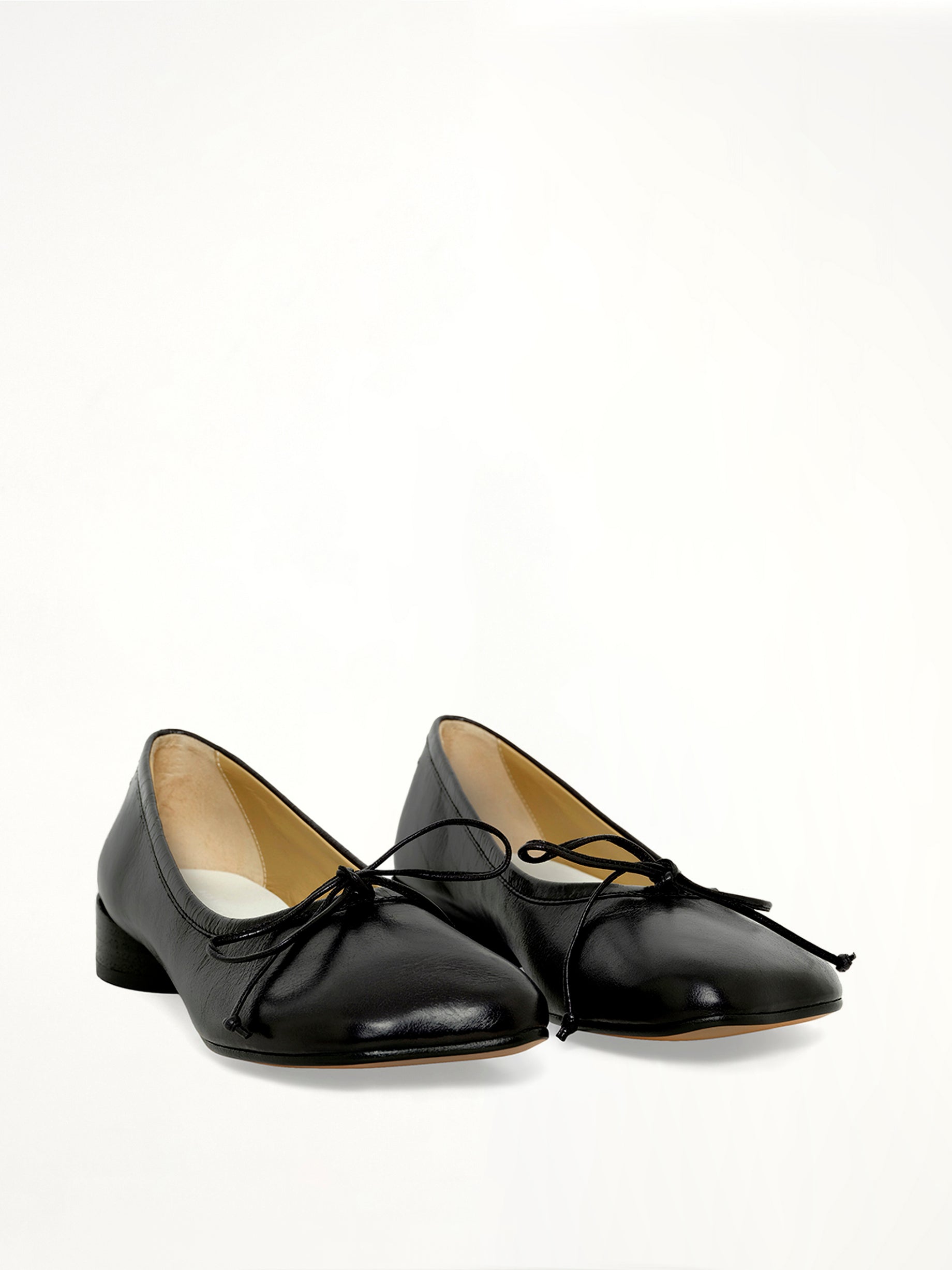 Anatomic Calfskin Ballerina 3cm in Black