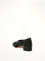 Tabi Ballerina Calfskin 3cm in Black