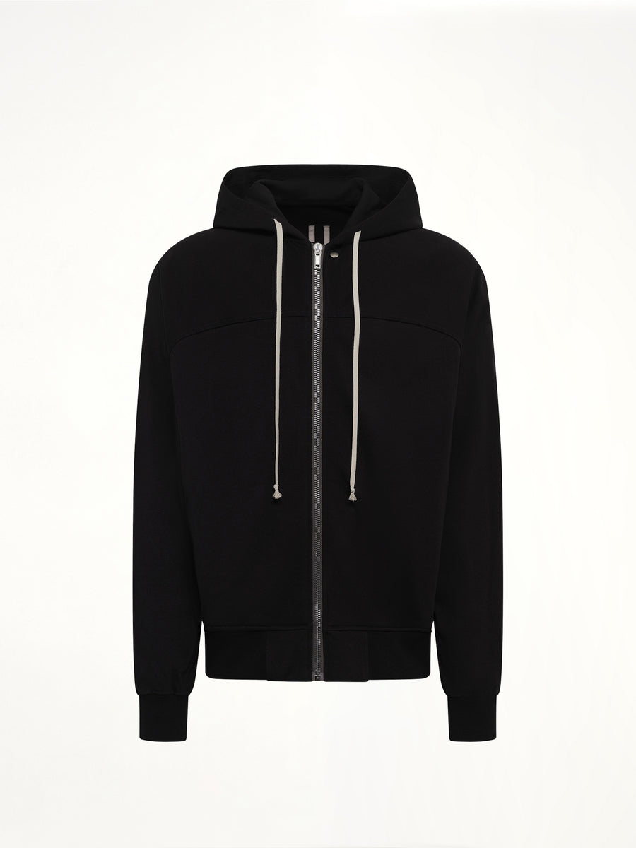 Heavy Jersey  Windbreaker in Black