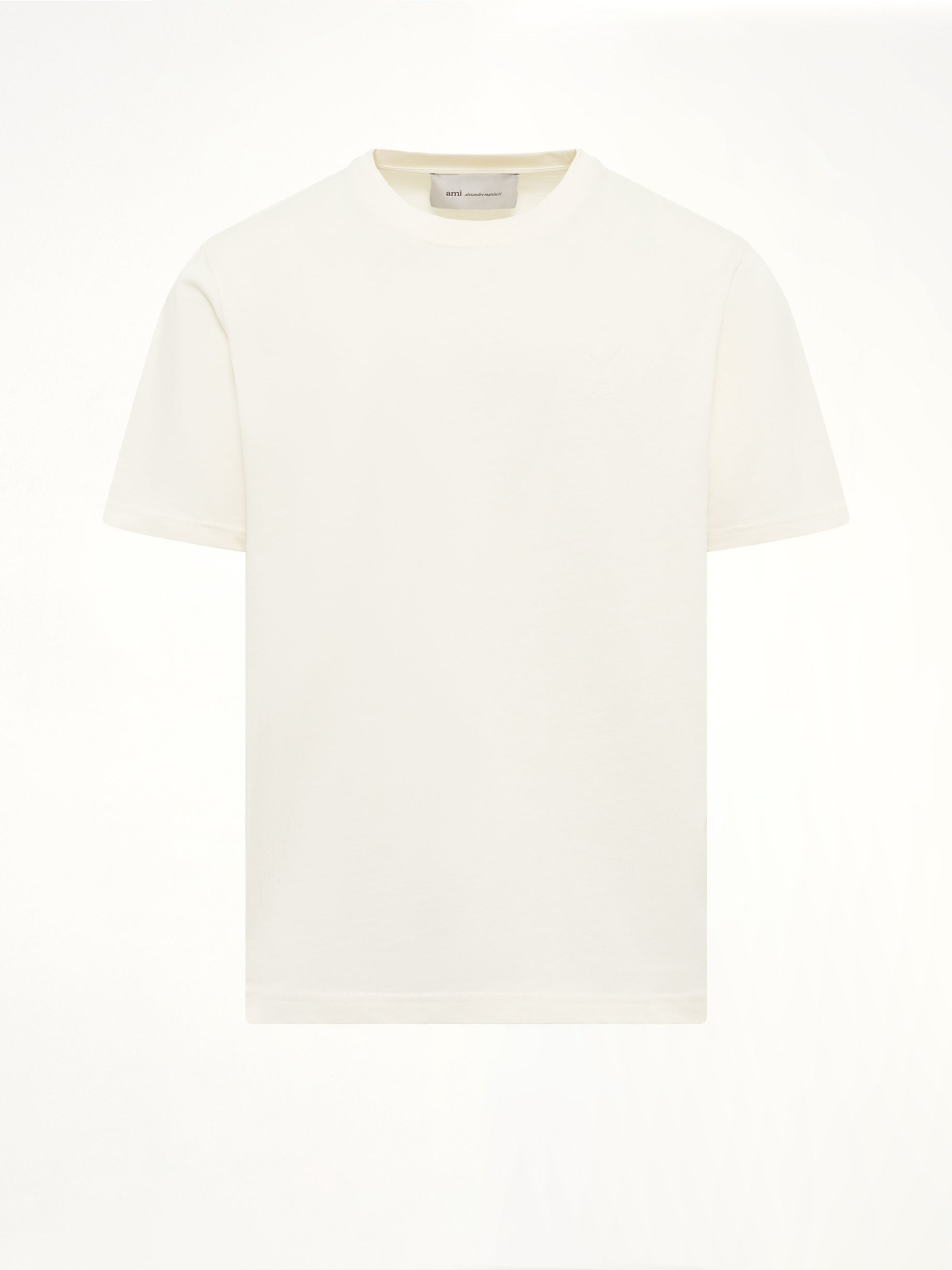 Embossed Ami De Coeur T-Shirt in White