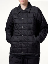 Down Coach Jacket in Black
