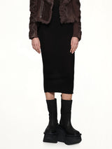 Calf Skirt Motivo in Black