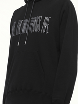 WHERE THE WILD THINGS ARE Logo Hoodie in Black