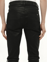 Waxed MX1 Jeans in Black Wax