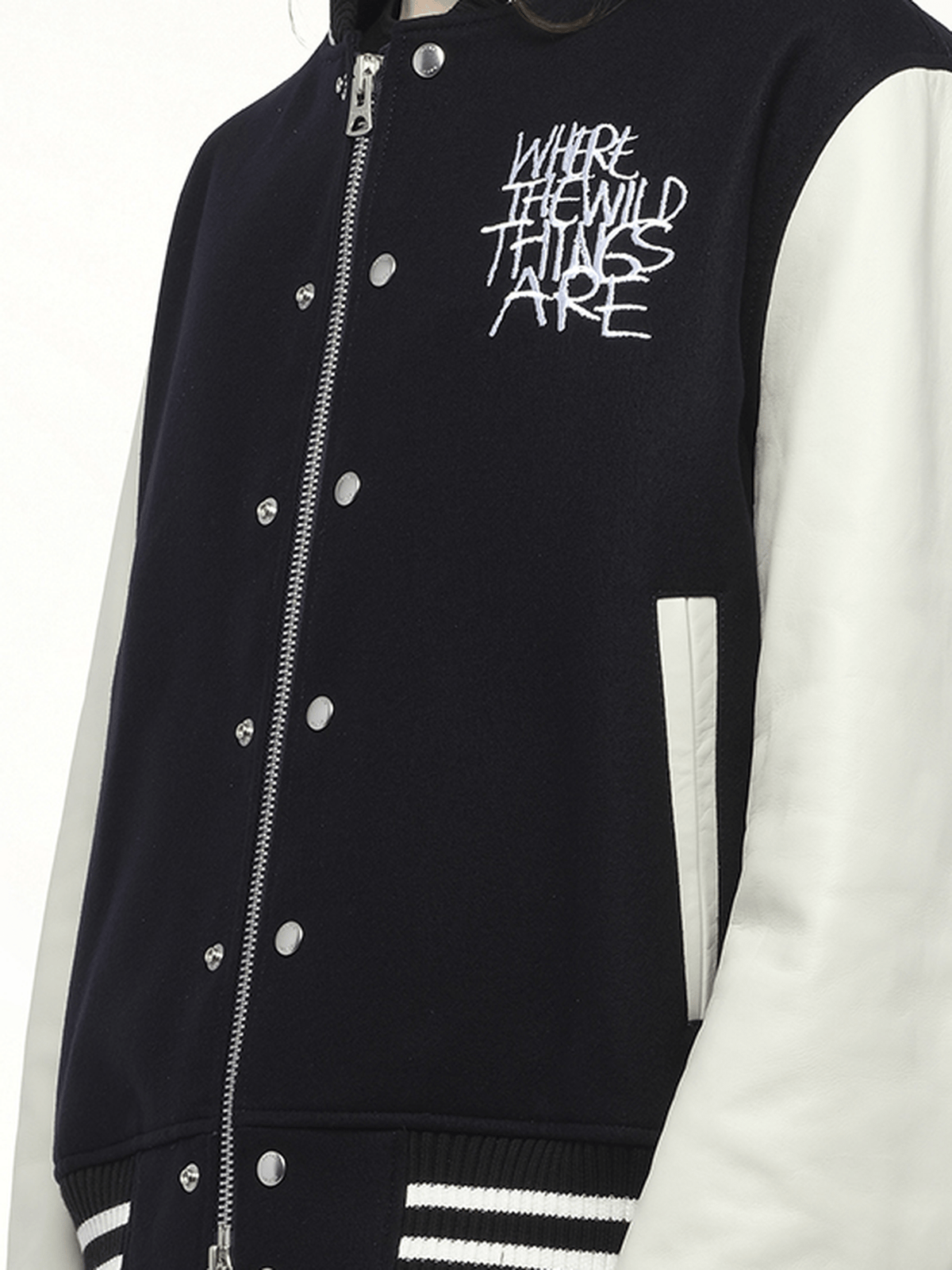 WHERE THE WILD THINGS ARE Blouson in Navy/Off White