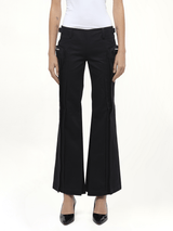 Flared Cargos in Black