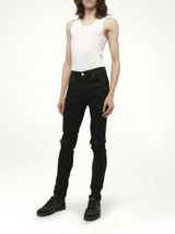 Waxed MX1 Jeans in Black Wax