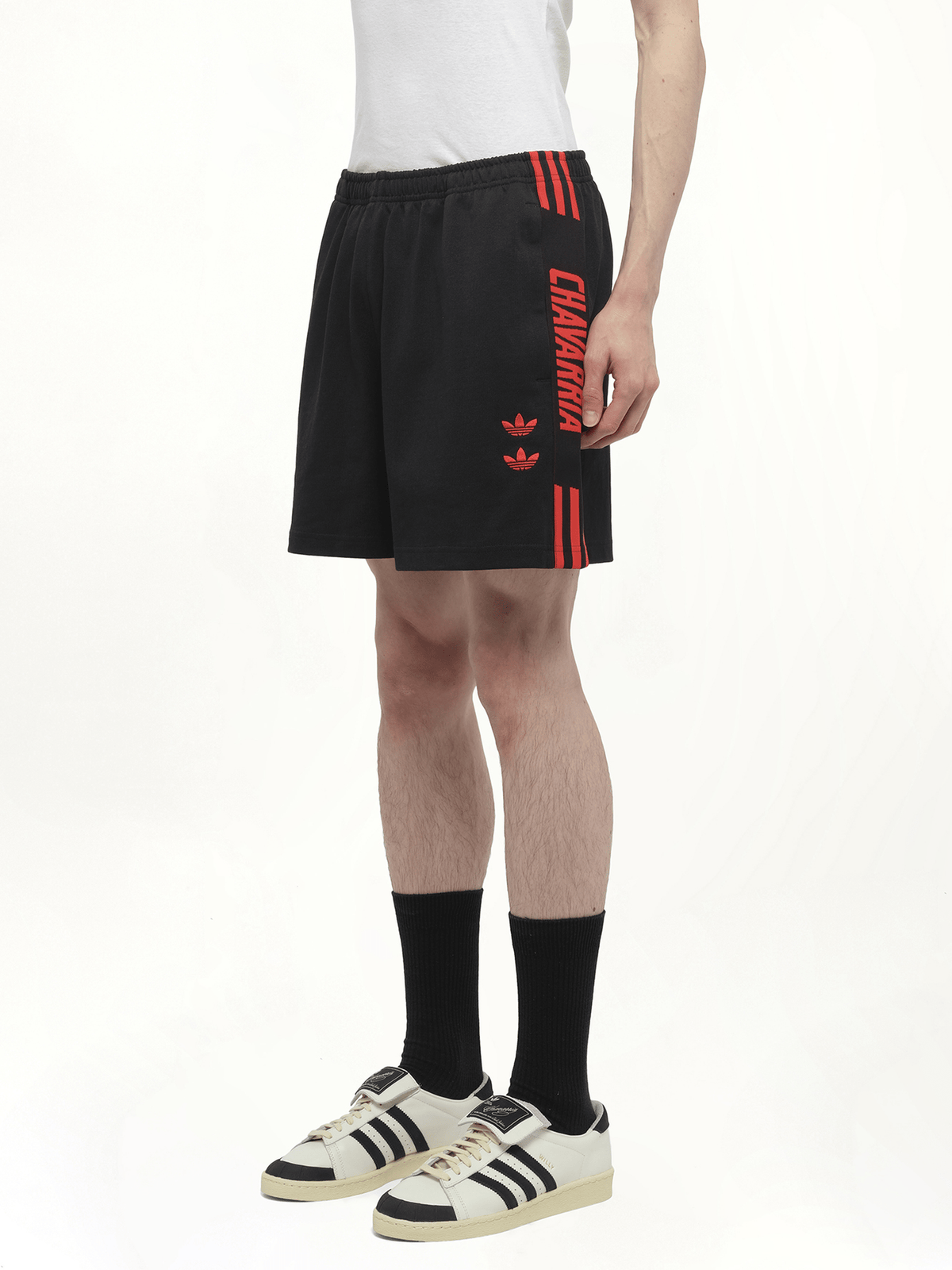 Adidas X Chavarria Gym Short in Black/Red