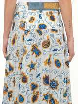 Loewe x Paula Prt Skirt Denim in White