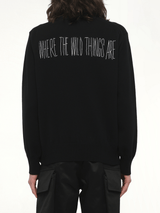 WHERE THE WILD THINGS ARE Wool Knit Pullover in Black