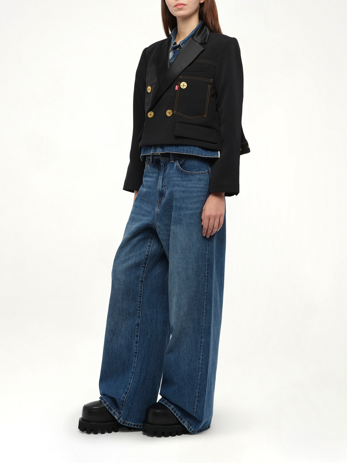 Levi's Denim x Matelasse Twill Jacket in Black