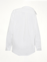 Off Shoulder Shirt in White