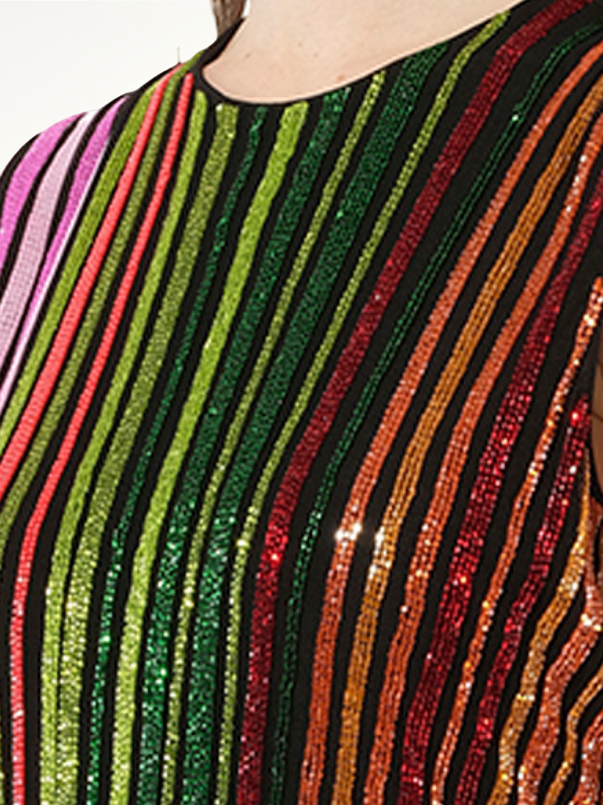 Woven Dress in Multicolor