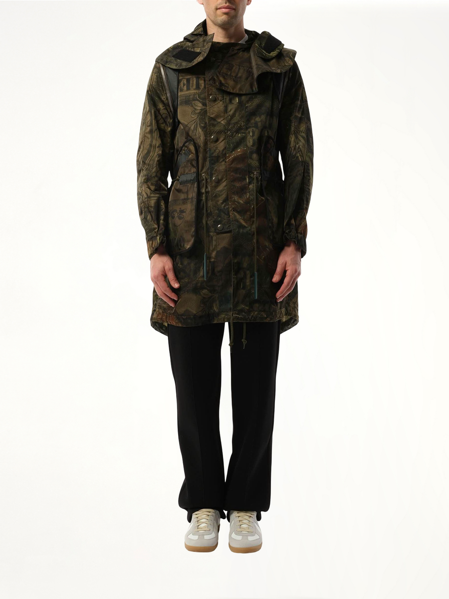 Podium Dollar Coat in Khaki