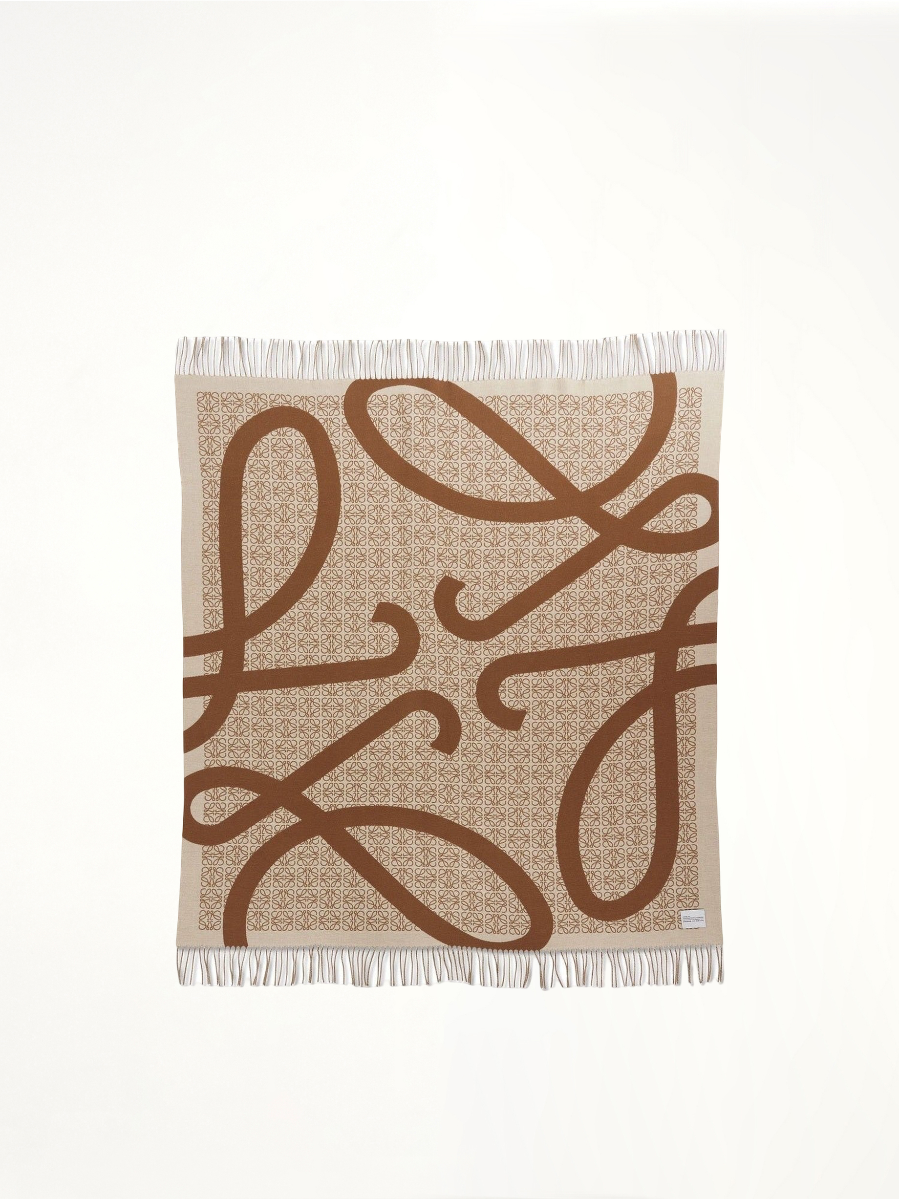 Anagram Wool Blanket in Camel