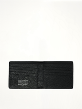 4 Stitch Bifold Wallet in Black