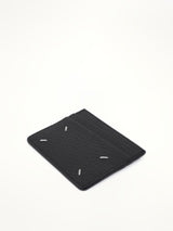 Maison Margiela 6CC Leather Card Holder in Black