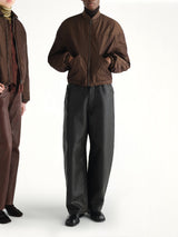 Puffer Blouson in Praline
