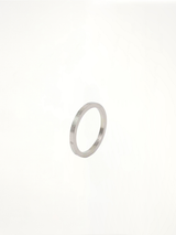 Numerical 2mm Rings in Silver