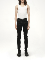 Waxed MX1 Jeans in Black Wax