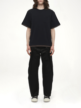 Cotton Jersey T-Shirt in Navy