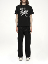 WHERE THE WILD THINGS ARE Logo T-Shirt in Black