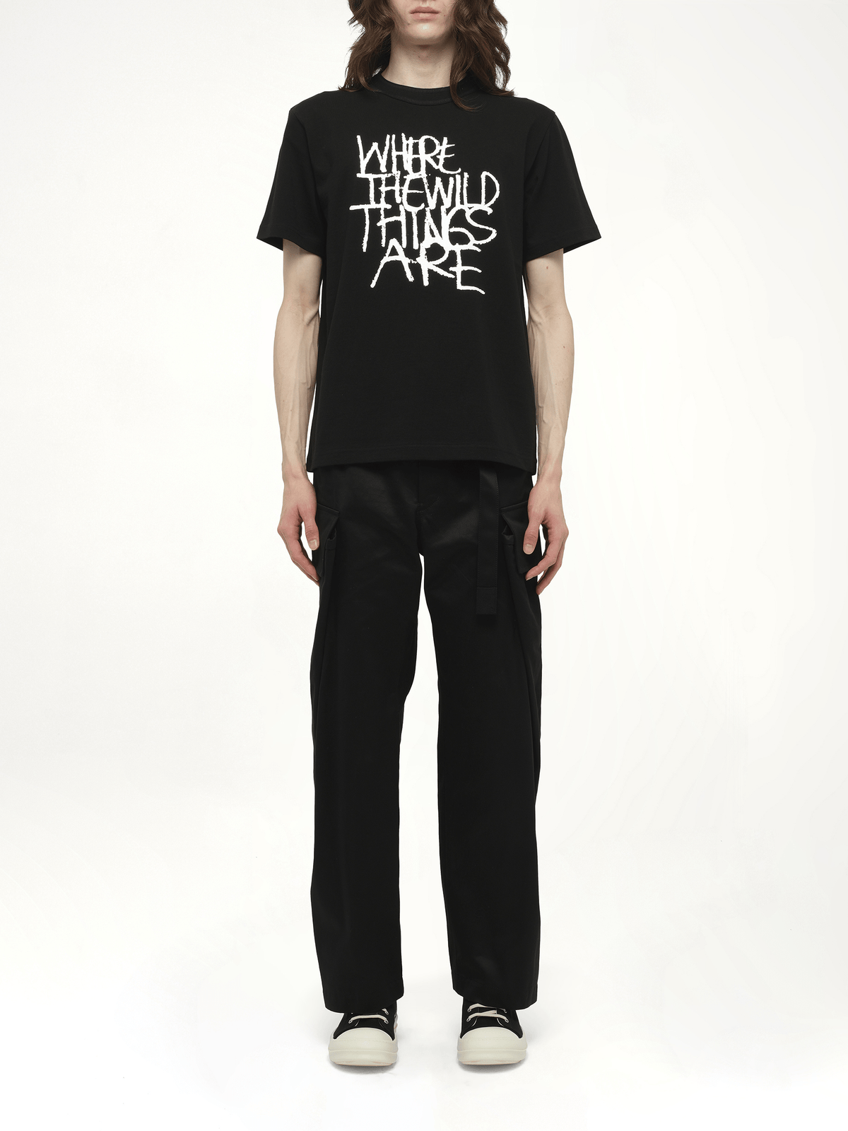 WHERE THE WILD THINGS ARE Logo T-Shirt in Black