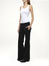 Casual Flared Sweatpants in Black