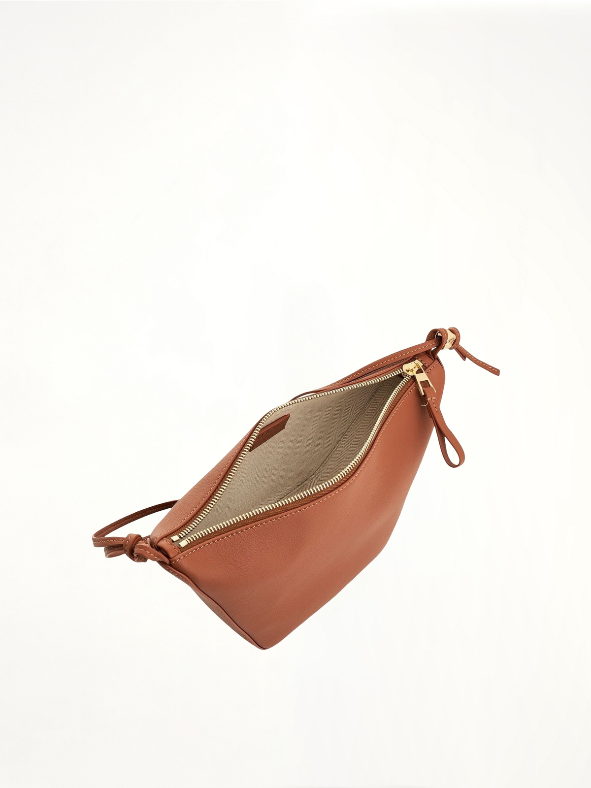 Mini Hammock Hobo Bag in Tan