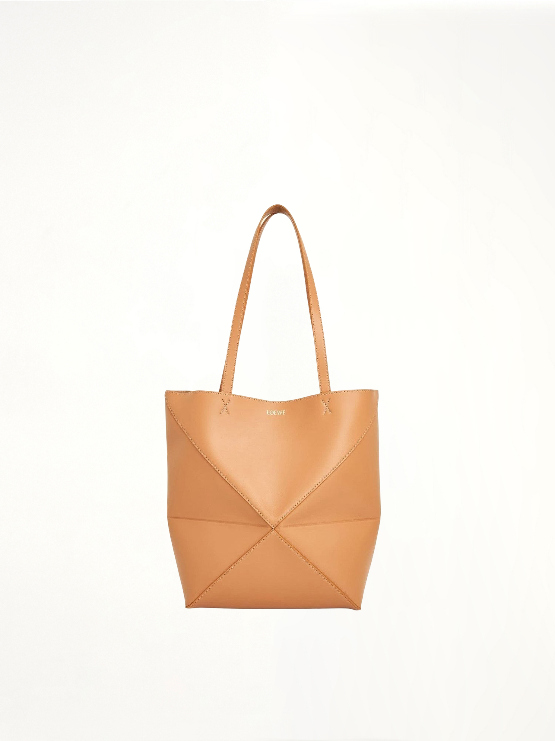 Medium Puzzle Fold Tote Bag in Warm Desert